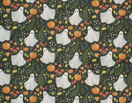 Woodland Ghosts dog collar #4